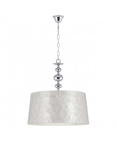 Ceiling lamp mother-of-pearl lampshade body chrome finish E27 40cm