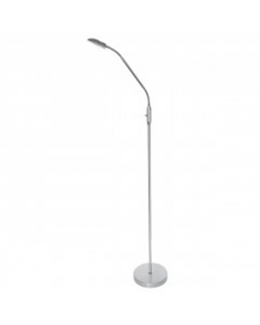 Floor lamp 165 cm. With adjustable focus finished in Silver LED 5W 4000K 500LM