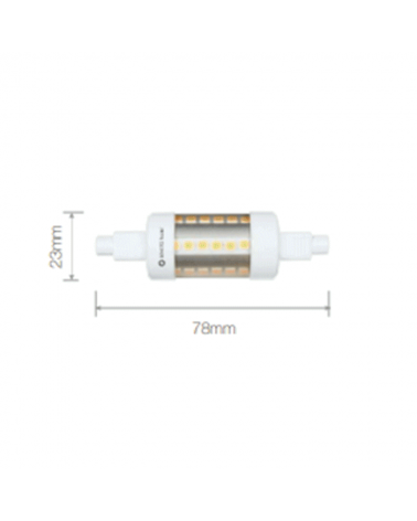 LED 5W Tubular linear IP44 78 mm. R7S 360º 4,000K 574 Lm.
