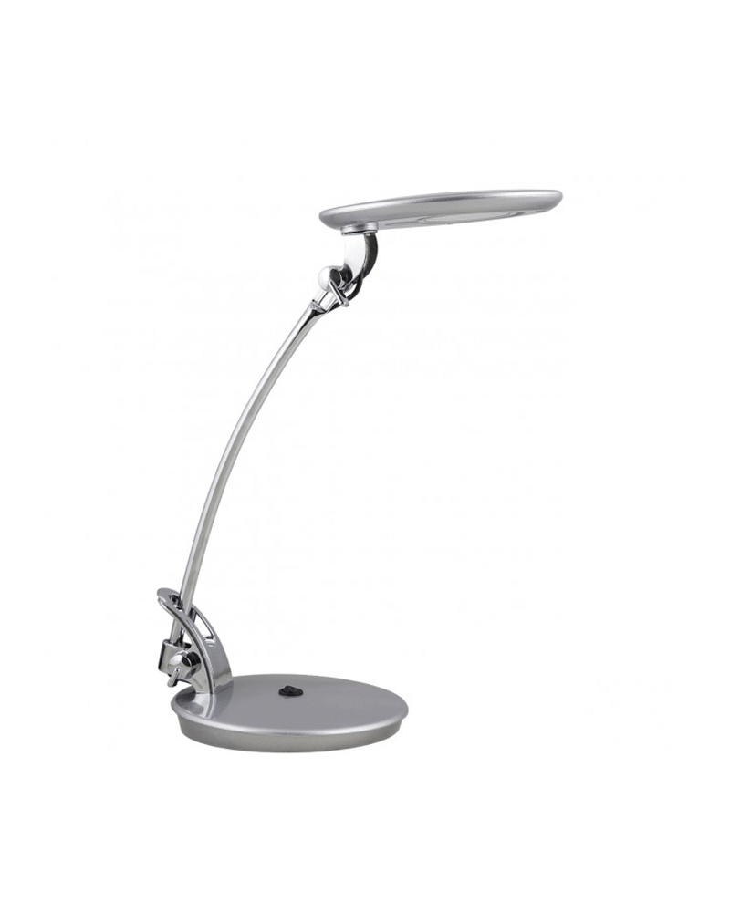 Desk lamp chromed metal and acrylic in Silver color LED 8W 800LM 4000K