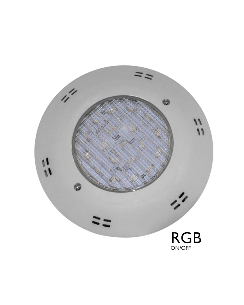 IP68 LED submersible surface luminaire 22W RGB ON/OFF 12VAC