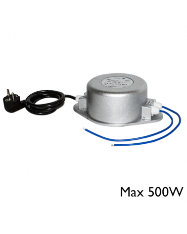 Transformador magnético máx. 500W 12V ac IP65.