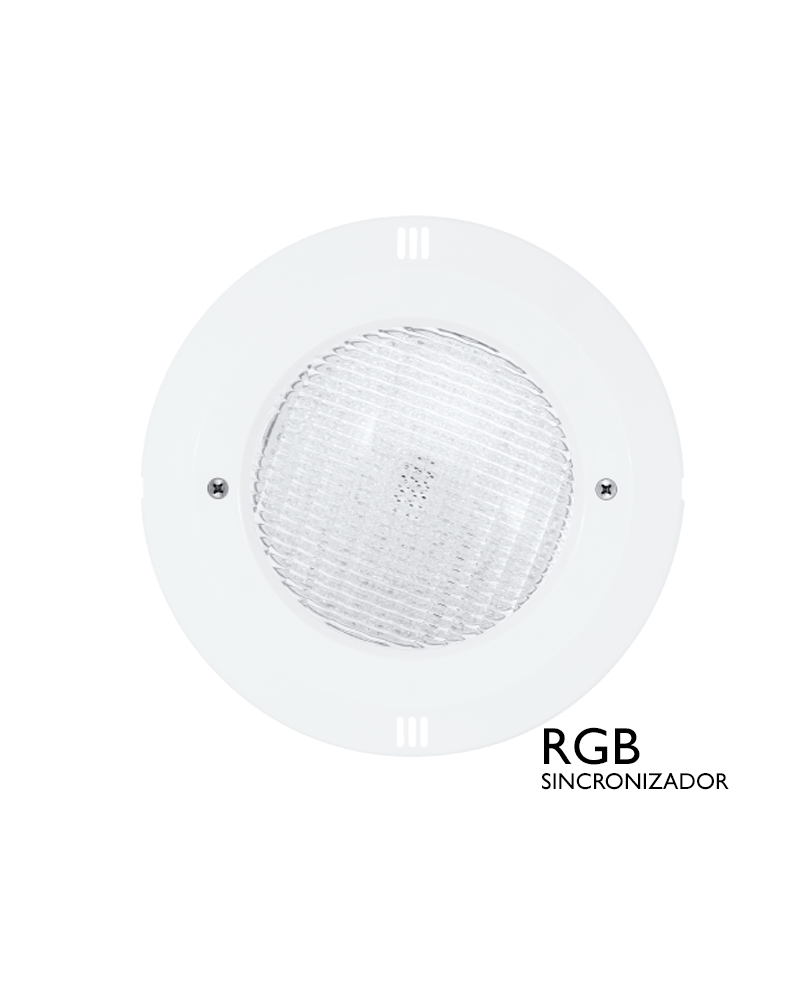 IP68 LED submersible recessed luminaire 18W RGB synchronizer 12VAC