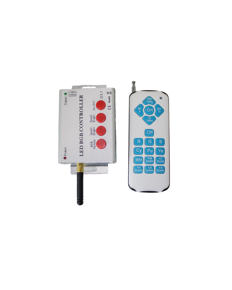 Controlador RGB con mando, máximo 20 luminarias para Referencia 200-0050