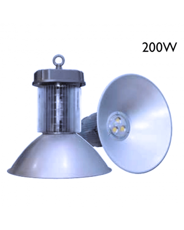 Campana LED 200W IP65 5000K 90º 31.014 Lúmenes 50.000h. eficiencia B