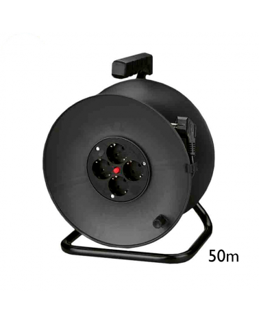 50m cable reels with 3x1.5mm2 thermal protector and 4 sockets
