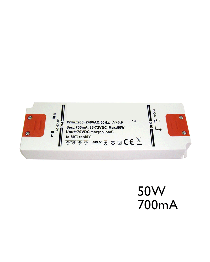 LED driver 50W 700mA to connect leds in series