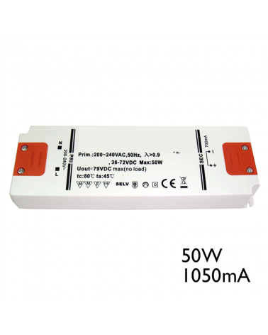 LED Driver 50W 1050mA to connect leds in series