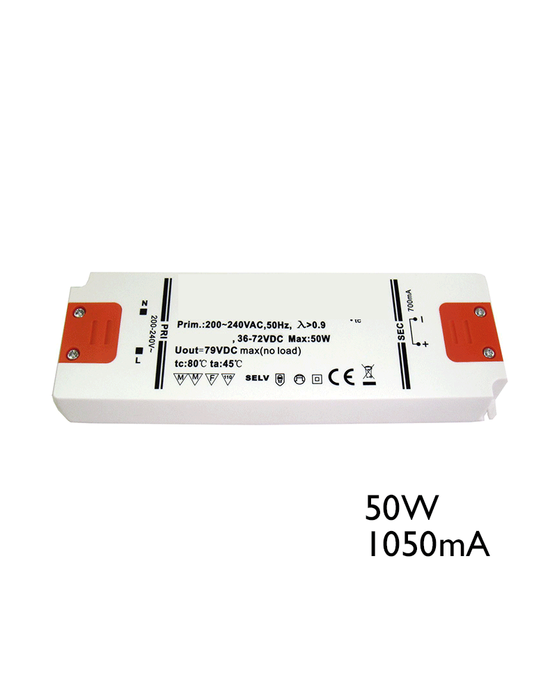 LED Driver 50W 1050mA to connect leds in series