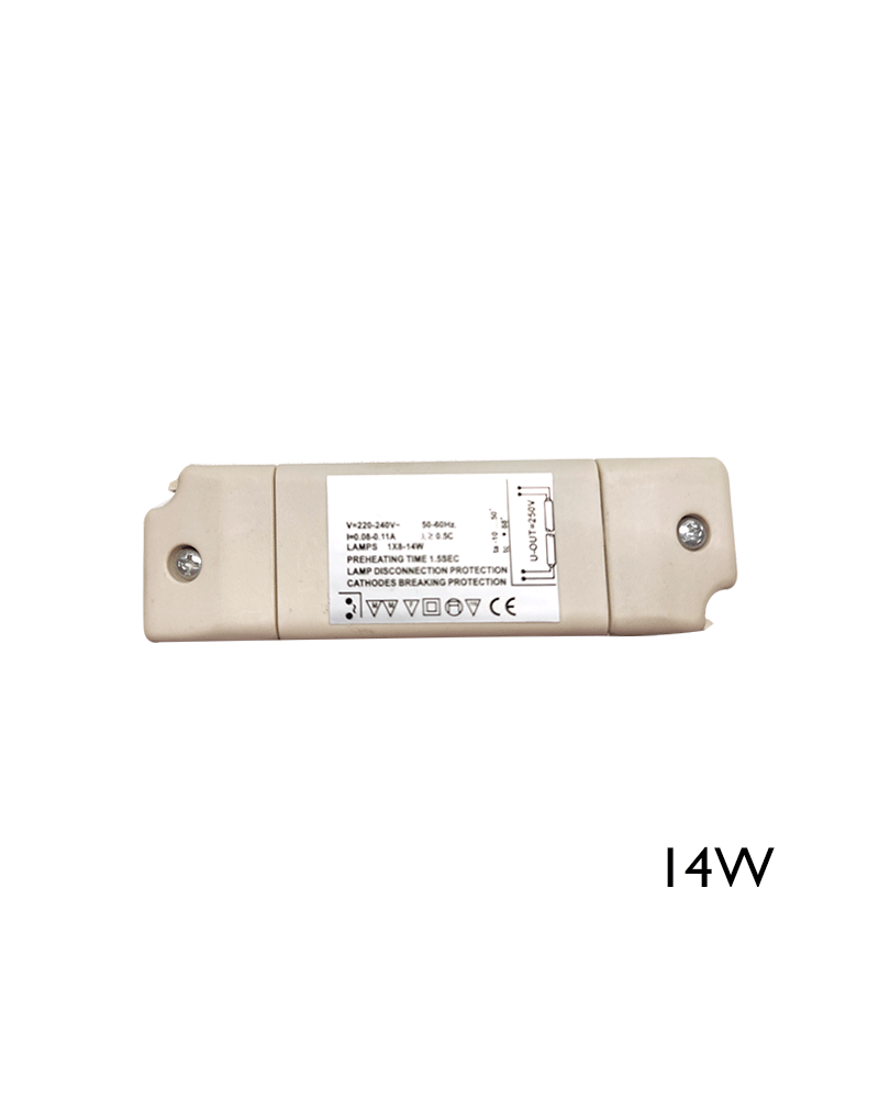 14W electronic ballast