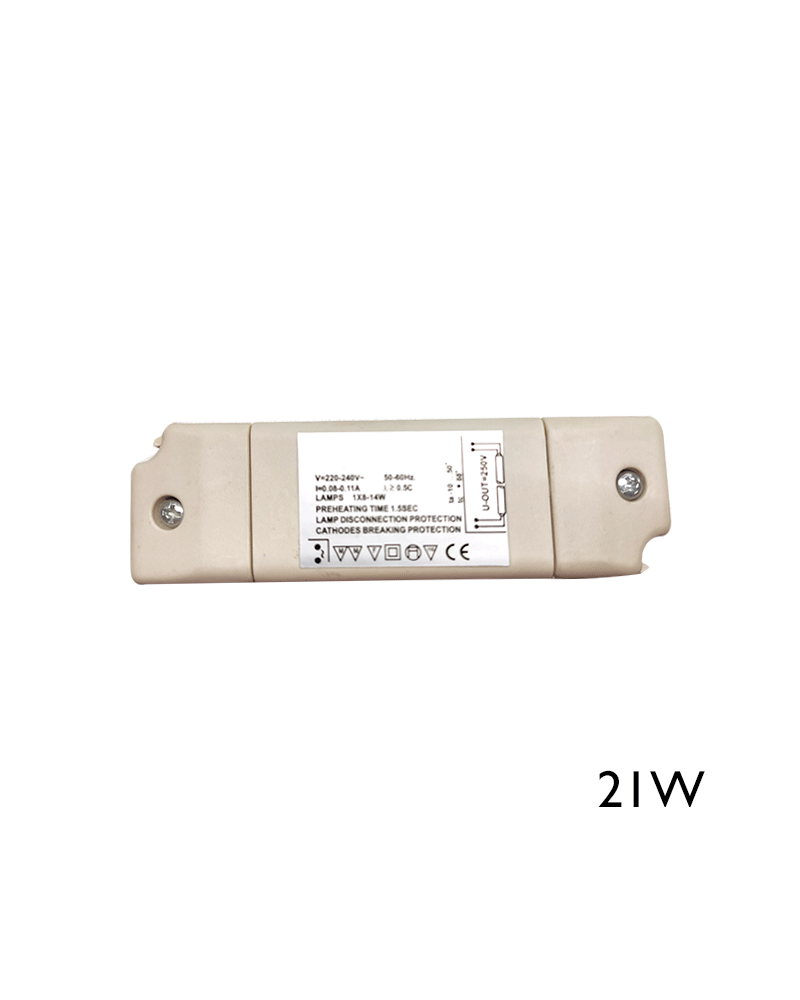 21W electronic ballast