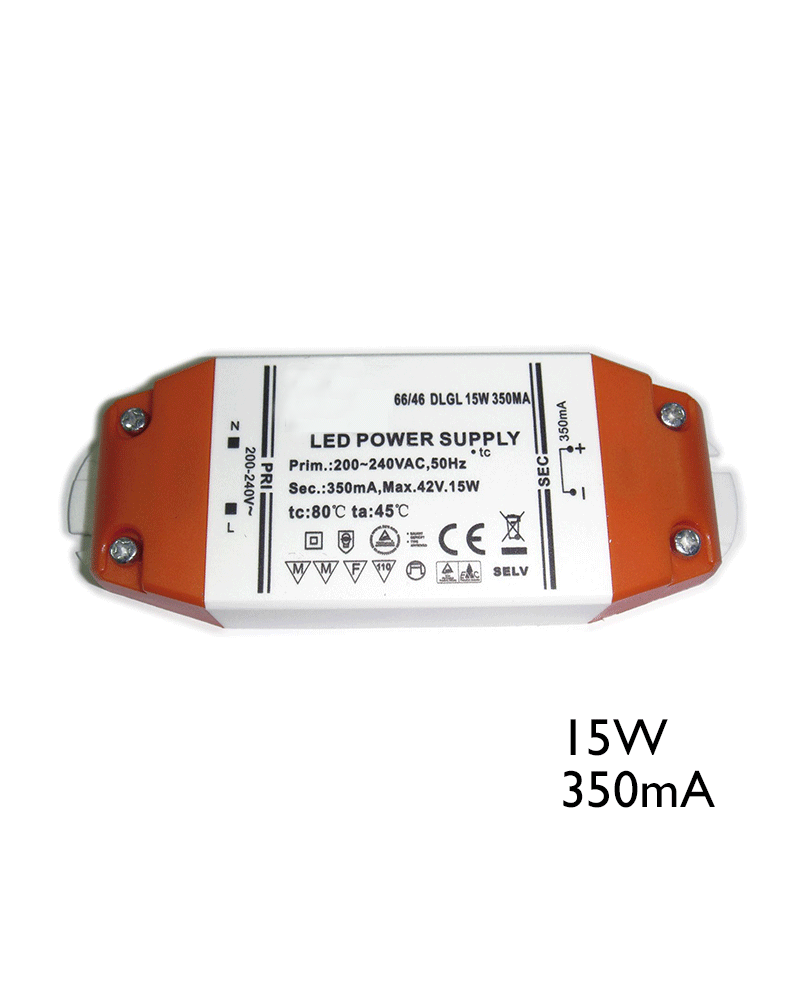 Constant Current LED Driver 350mA 15W
