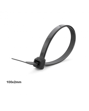 Bote con 1.000 bridas de colores varios