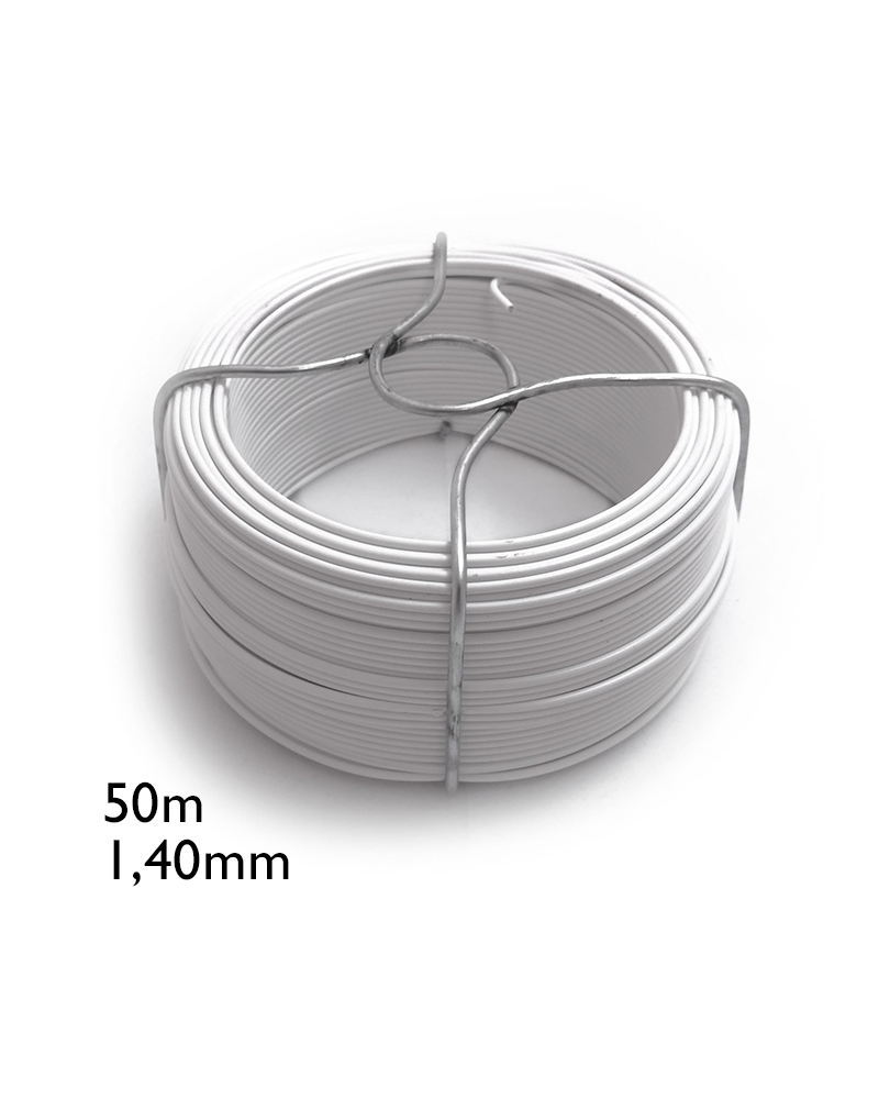 White lined wire nº 6 - 1,40mmx50mts