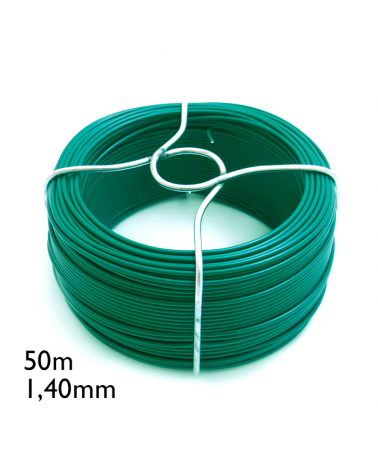 Green lined wire nº 6 - 1,40mmx50mts
