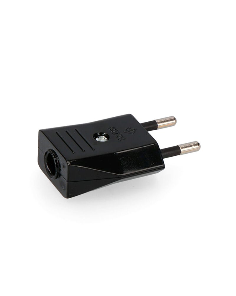 Plug for plug 10A 250V black color