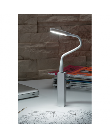 Light for reading usb led 0.5w flexible neck silicone white color 5V 30,000 hours