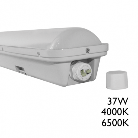 Waterproof LED luminaire 37W 1200mm IP65 surface