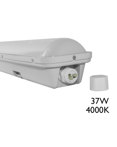 Waterproof LED luminaire 37W 1200mm IP65 surface