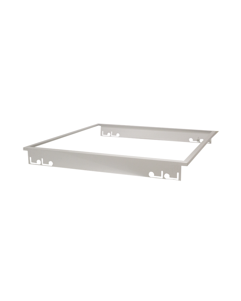 Marco empotrar techo con perfil oculto 60x60cms