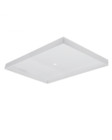 Plaster embedding frame for 120x60cm panel.