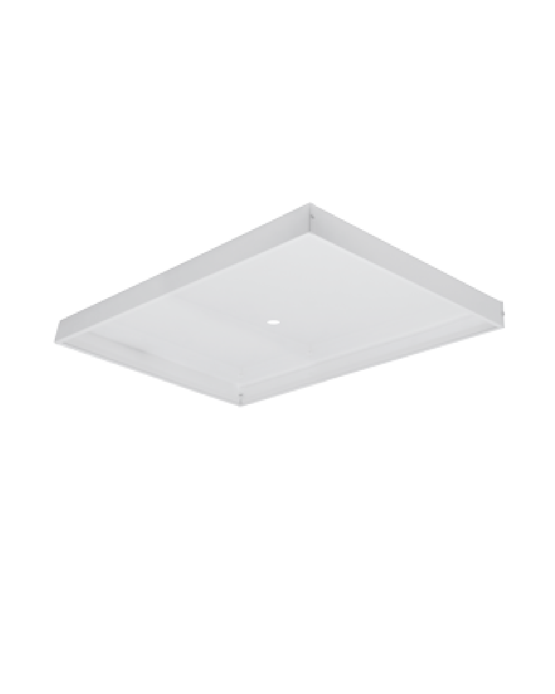 Plaster embedding frame for 120x60cm panel.