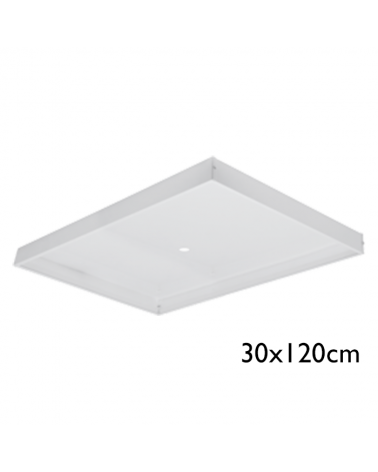 Cajón para superficie para panel 120x30cms