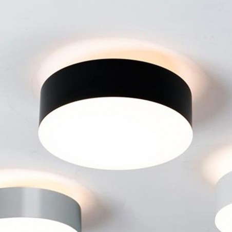 Cylinder design ceiling lamp 25cm steel 1 x E27