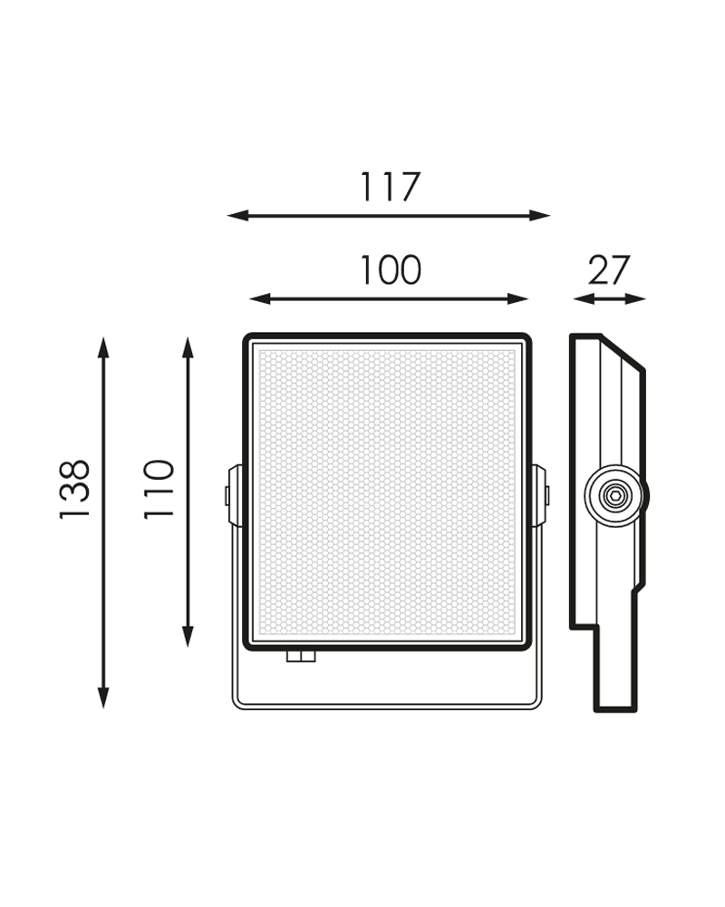 Outdoor projector 10W IP65