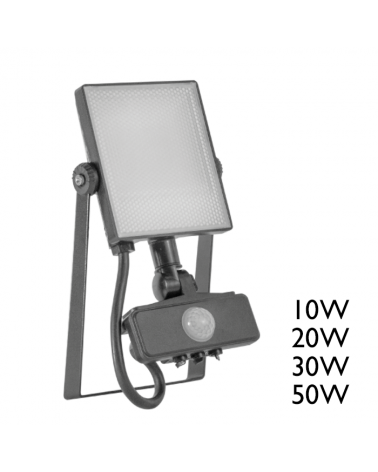 Outdoor projector with presence and brightness sensor 5000K IP65