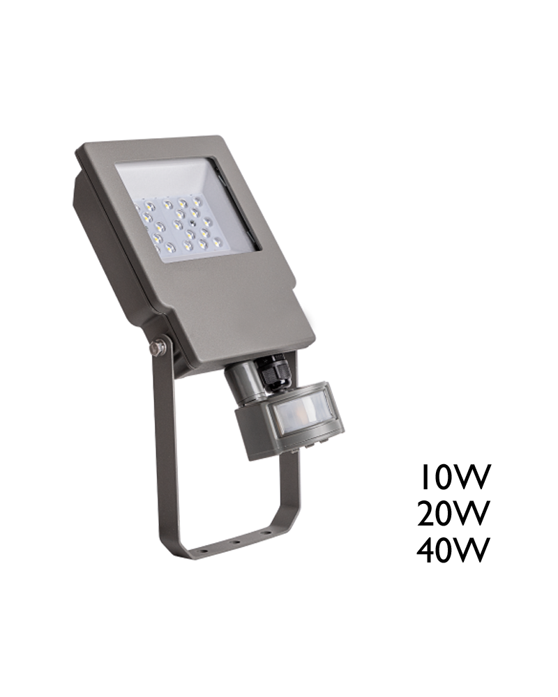 High brightness outdoor projector with presence sensor 5000K IP65