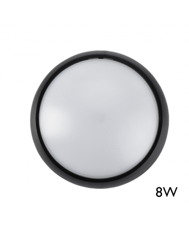 Aplique y plafón de exteriores 17cm LED 8W IP54 120º para pared o techo
