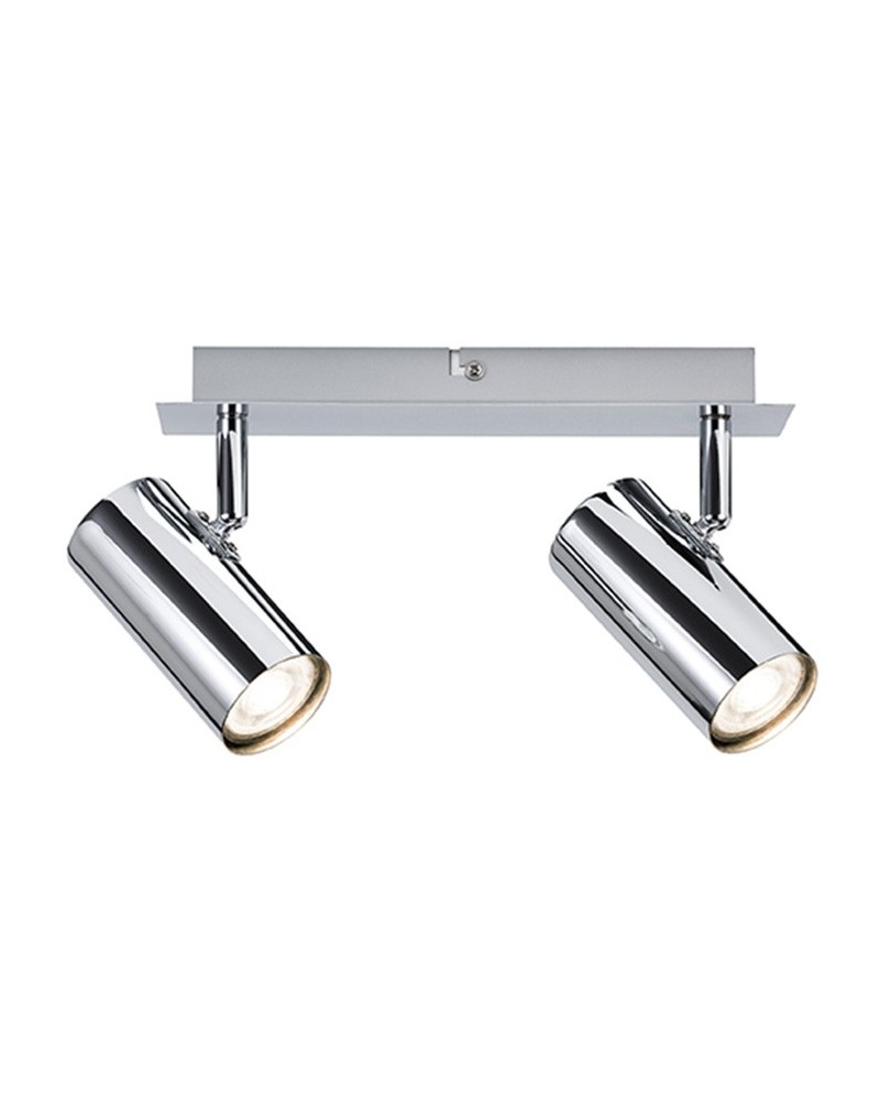 Strip 26cm 2xGU10 10W chrome finish