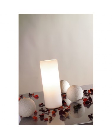 Opal glass table lamp 42W E14