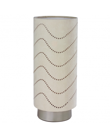 Table lamp beige lampshade touch control 20W E14