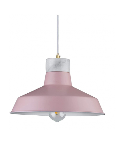 Nordic ceiling lamp pink finish 1x20W E27
