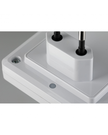 Square white plug-in night light for children with dusk sensor