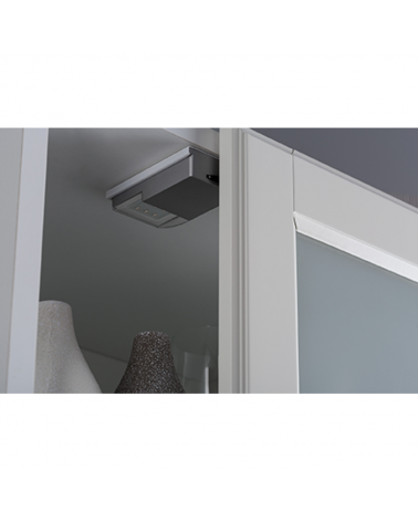 Light for wardrobe or furniture with doors with open or closed door sensor