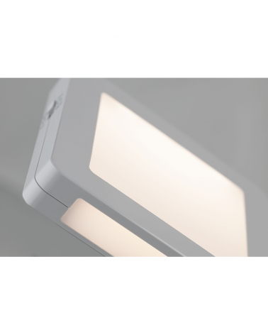 Square white plug-in night light for children with dusk sensor