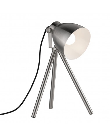 Nickel Satin Table Lamp with Three Legs 20W E27