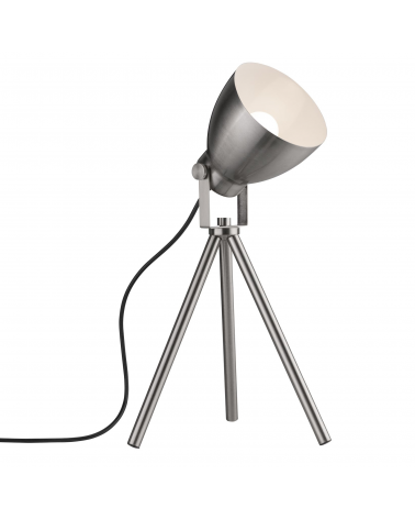 Nickel Satin Table Lamp with Three Legs 20W E27