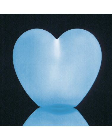 8cm multicolor heart shaped LED lamp