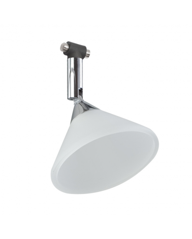 Cable spotlight chrome glass lampshade max 10 W GU4 cable system