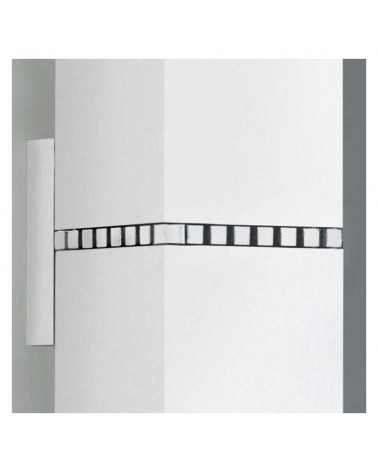 Wall light two lights 20x8cm cube aluminum upper and lower light 2xLED 9.3W 2700K 956Lm dimmable