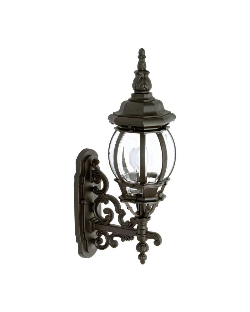 Outdoor wall light IP44 E27 58cms, with head up