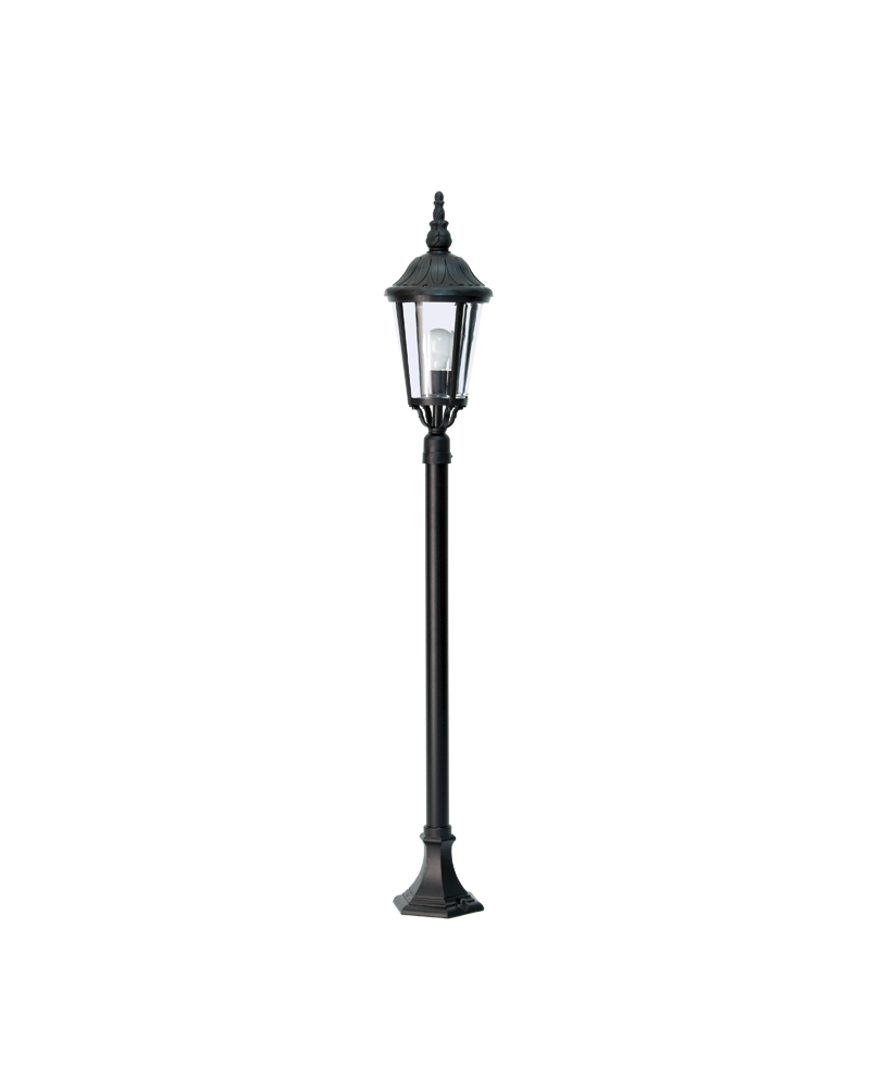 Beacon lamppost IP44 E27 high 137x21cms material resistant to corrosion and UV