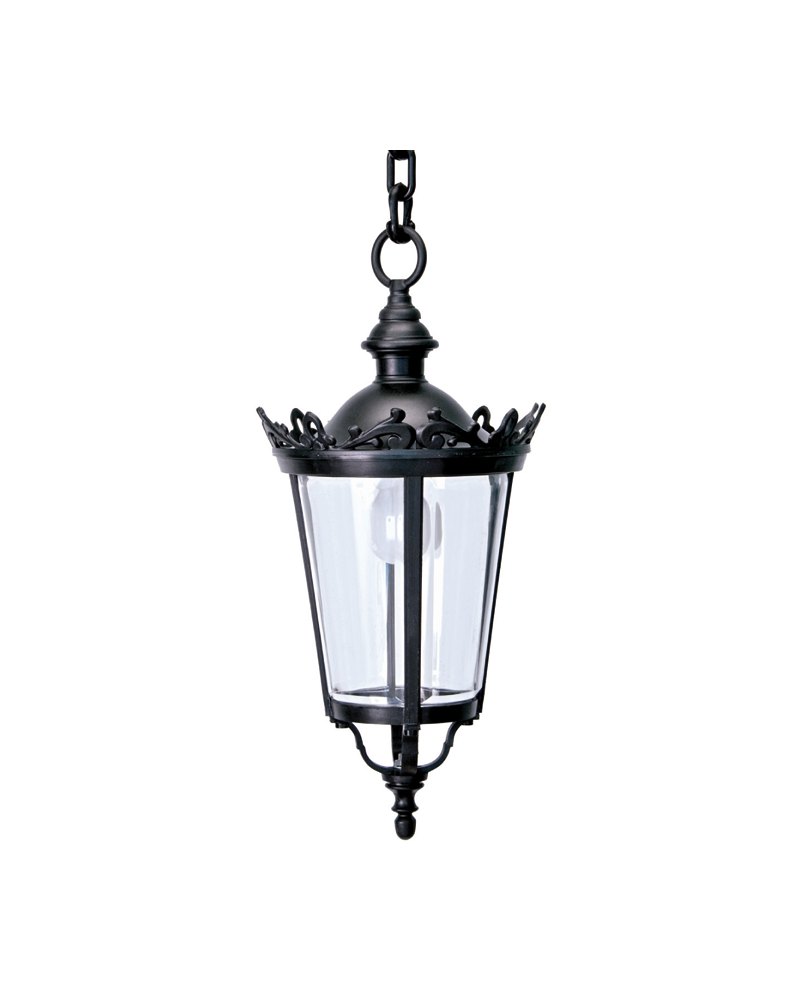 Volcán Orador telar Lantern hanging lamp classic style for outdoors IP44 E27 75cms material  resistant to corrosion and UV