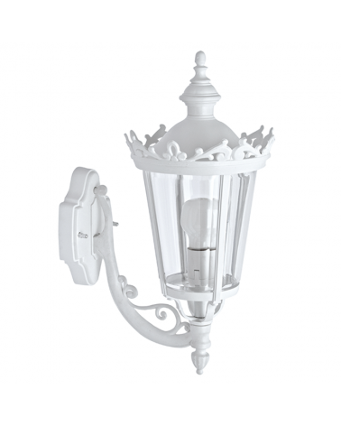 Outdoor wall light classic style IP44 E27 high 52cms, with head up