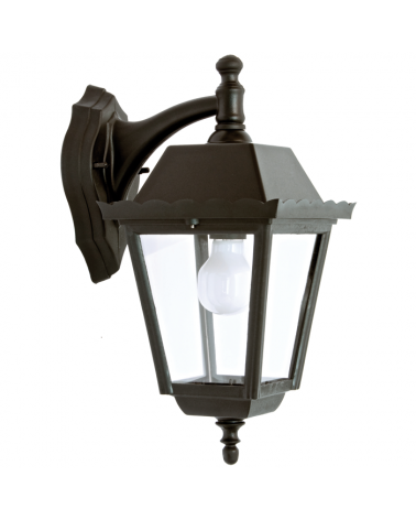 Outdoor wall light classic style IP44 E27 41cms, with head downwards