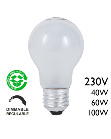 Standard matte 230V E27 filament bulb